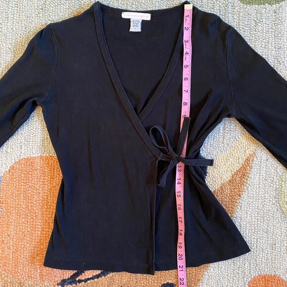 90s I Anthropologie I A Pleasant Surprise Is In Store For You I Faux Wrap Top - Picture 11 of 16